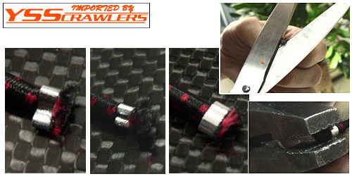 1/10 scale white bungee cord kit