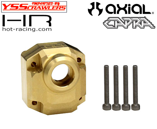 HR Brass 88g Currie F9 Portal Axle 3rd member for Axial Capra