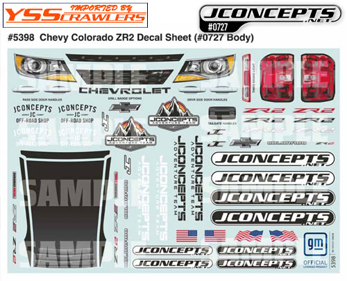 J Concepts 2020 Chevy Colorado ZR2 Crawler Body