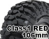 プロライン BFグッドリッチ Krawker T/A KX 1.9タイヤ[Class1][ペア][レッド]
