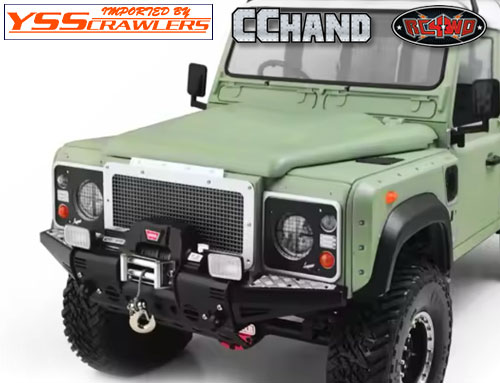 RC4WD Kahn Style Front Lamp Guard for D90/D110 Bodies (Black)!