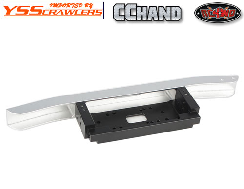 Classic Front Bumper with Lowered Winch Mount for Gelande Cruiser (Silver)