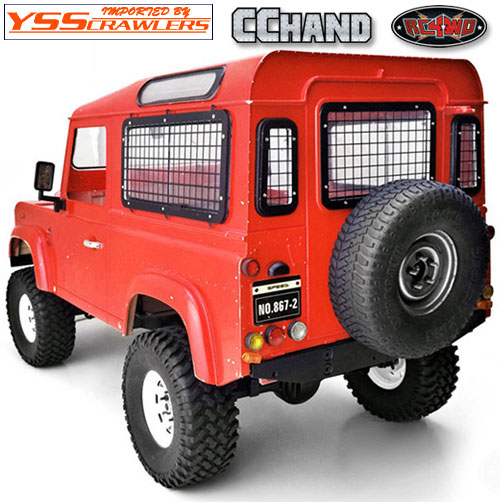 RC4WD Rear Small Window Guards for Gelande II D90/D110