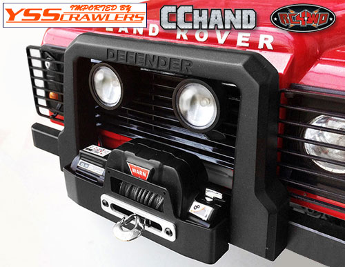RC4WD メタルライト＆ウィンチバンパー for Defender D90/D110！