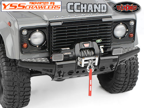 RC4WD メタルフロントバンパー ライト付き for ゲレンデII D90 D110！