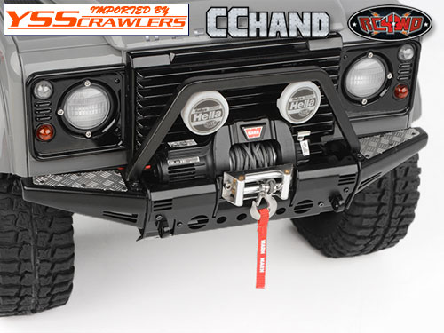 RC4WD メタルフロントバンパー スティンガー付き ライト付き for ゲレンデII D90 D110！