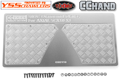 RC4WD Rear Diamond Plates for Axial SCX10 XJ
