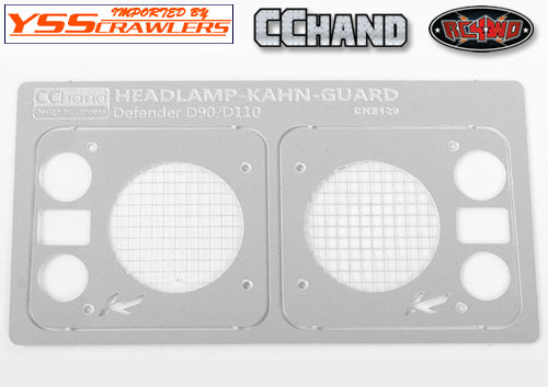 RC4WD Kahn Style Front Lamp Guard for D90/D110 Bodies (Black)!