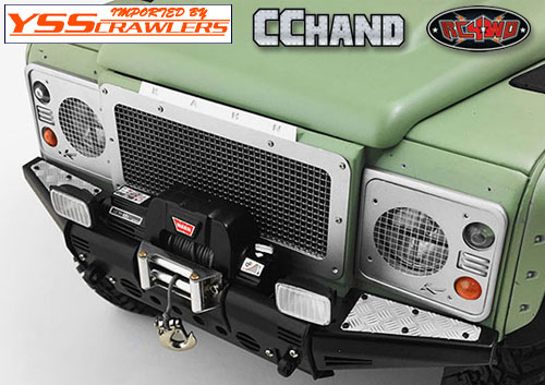 RC4WD Kahn Style Front Lamp Guard for D90/D110 Bodies (Black)!