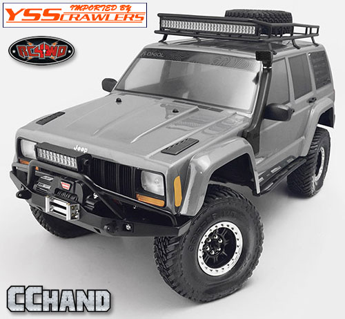 RC4WD Solid Front Bumper for Axial SCX10 II XJ (Black)