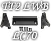 RC4WD トヨタ LC70 ボディーマウントセット for TF2 LWB