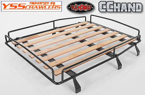 RC4WD Wood Roof Rack w/Lights for RC4WD Cruiser Body