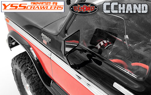 RC4WD Mirror Decals for Traxxas TRX-4 '79 Bronco Ranger XLT