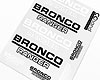 RC4WD Body Decals for TRX-4 '79 Bronco Ranger XLT (Style A)