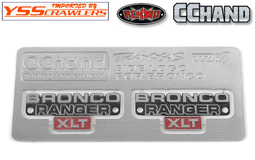 RC4WD Side Metal Emblem for Traxxas TRX-4 '79 Bronco Ranger XLT