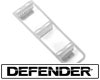 RC4WD ブリーチ スチール ラダー for ディフェンダー D90, D110！[シルバー]