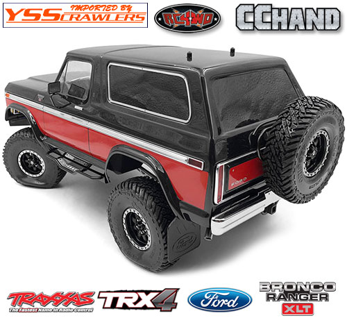 RC4WD King Tire Holder for Traxxas TRX-4 '79 Bronco Ranger XLT (Black)