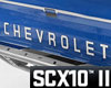 Rear Metal Logo for Axial SCX10 II 1969 Chevrolet Blazer (White)
