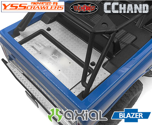 RC4WD Steel Rear Bed Plate for Axial SCX10 II 1969 Chevrolet Blazer