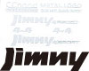 RC4WD メタルエンブレム ホワイト for MST CMX ジムニー J3！