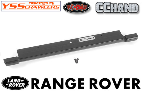 RC4WD Slick Metal Rear Bumper for JS Scale 1/10 Range Rover Classic Body (Black)
