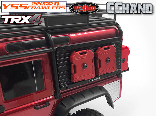 RC4WD Overland Equipment Panel W/ Portable Fuel Cells for Traxxas TRX-4 Land Rover Defender