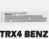 RC4WD スチールボディートリム for Traxxas TRX-4！[Mecedes] - ウインドウを閉じる