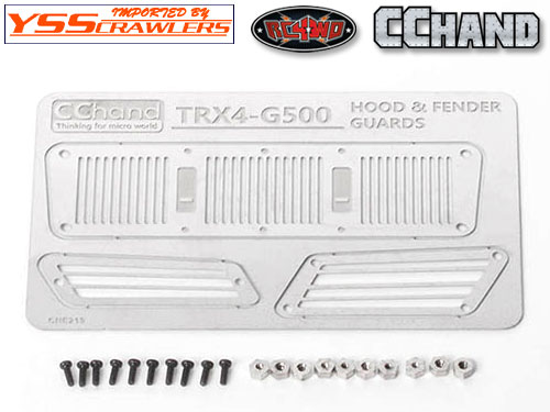 Metal Hood and Fender Vents for Traxxas TRX-4 Mercedes-Benz G-500