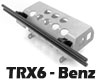 Tarka Steel Tube Bumper with Skid Plate for Traxxas Mercedes-Ben