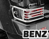Rear Light Guards for for Traxxas TRX-4 Mercedes-Benz G-500 (Sil