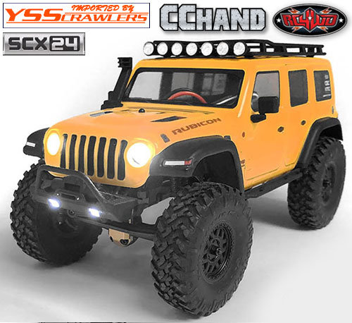RC4WD Micro Series Headlight Insert w/ LED Lighting System for Axial SCX24 1/24 Jeep Wrangler RTR