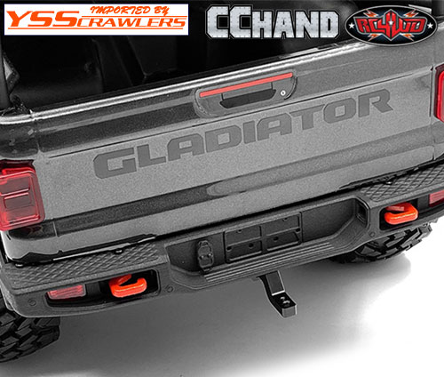 RC4WD Gladiator Rear Logo Decal for Axial 1/10 SCX10 III Jeep JT Gladiator