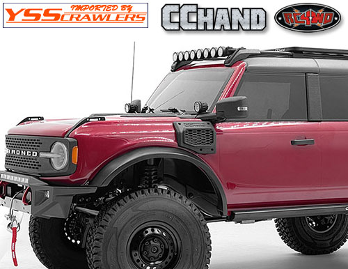 RC4WD フロントフェンダーベント(ダクト) for TRX-4！[ブロンコ2021]