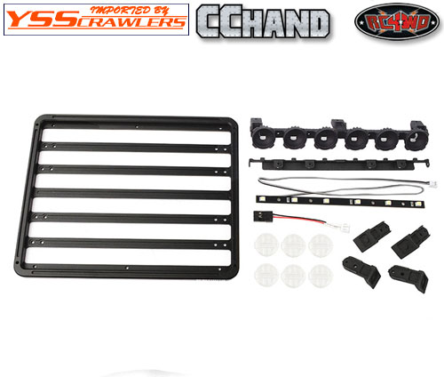 RC4WD Spartan Roof Rack and Lights w/ LED for Enduro Bushido (Clear)
