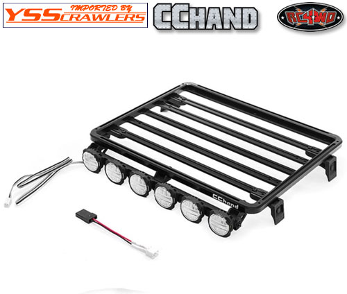 RC4WD Spartan Roof Rack and Lights w/ LED for Enduro Bushido (Clear)