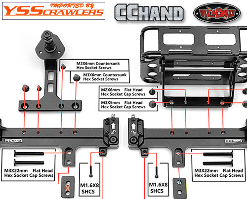 RC4WD Storage Carrier for Revolve Rear Bumper