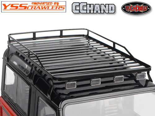 RC4WD ルーフラック ライト付き for ゲレンデ2 ディフェンダーD90！