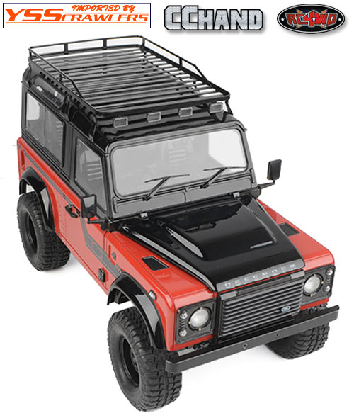 RC4WD Roof Rack w/Lights for Gelande II D90