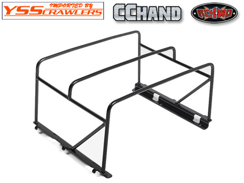 Steel Tube Bed Cage w/ Soft Top for RC4WD Gelande II 2015 Land Rover Defender D90 (Pick-Up) (Black)