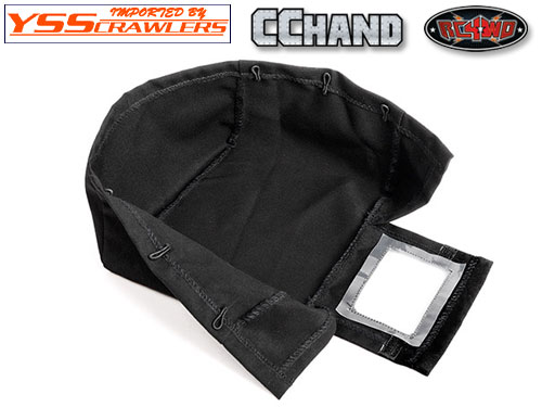 Steel Tube Bed Cage w/ Soft Top for RC4WD Gelande II 2015 Land Rover Defender D90 (Pick-Up) (Black)