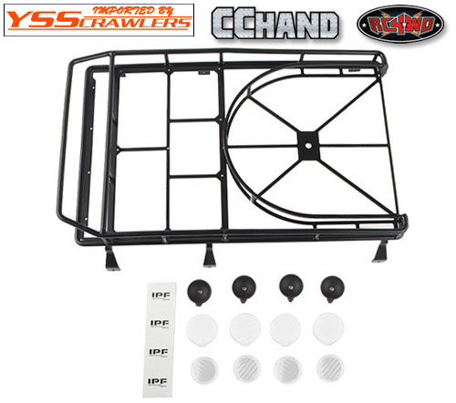 RC4WD oof Rack w/Tire Mount and IPF Lights for Gelande II D90