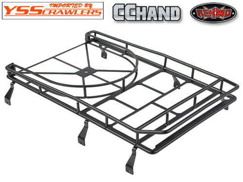 RC4WD oof Rack w/Tire Mount and IPF Lights for Gelande II D90