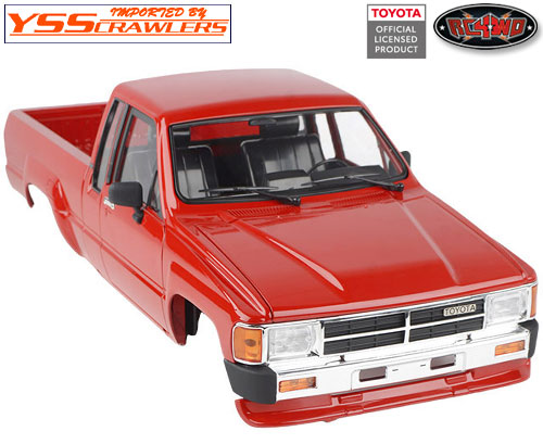 RC4WD 1987 ハイラックス エクストラキャブ ピックアップトラック！[プラスチック][完成品][レッド]