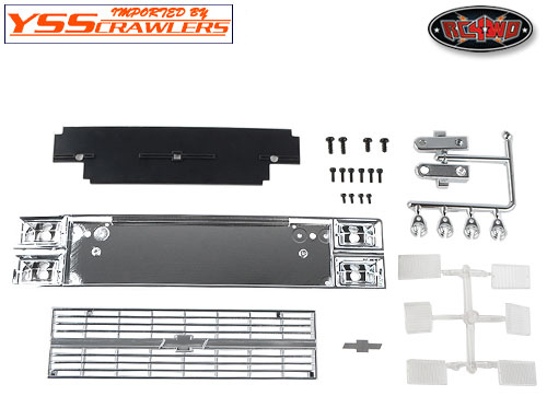RC4WD Chrome Front Grille for Chevrolet Blazer and K10 (80's)