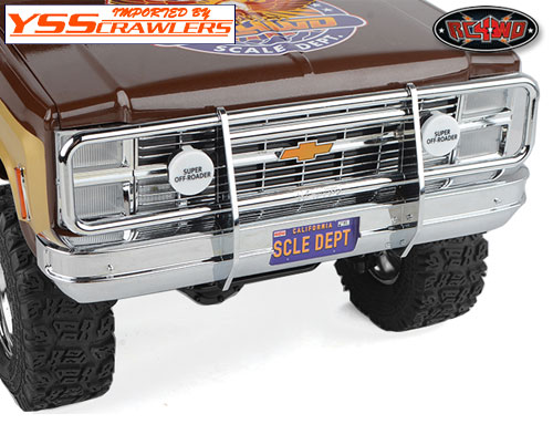 RC4WD Front Bumper with Brush Guard for Chevrolet Blazer and K10!