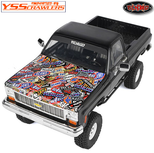 RC4WD Chevrolet Blazer and K10 Hood (Sticker Bomb)