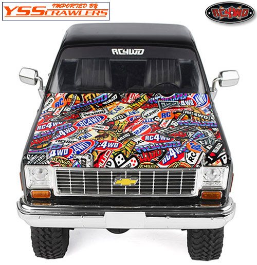 RC4WD Chevrolet Blazer and K10 Hood (Sticker Bomb)