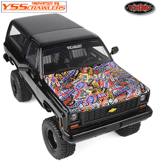 RC4WD Chevrolet Blazer and K10 Hood (Sticker Bomb)