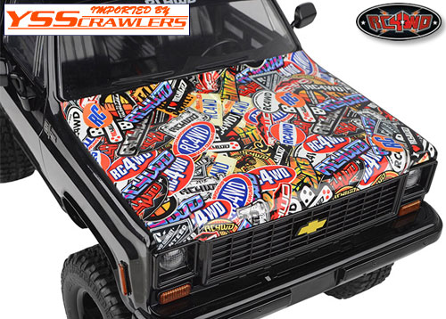RC4WD Chevrolet Blazer and K10 Hood (Sticker Bomb)