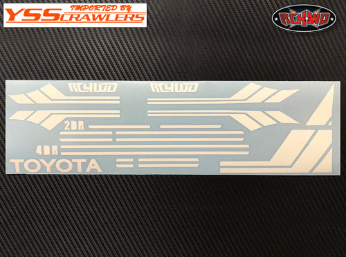 RC4WD Clean Stripes for Mojave II 2/4 Door Decal Sheet!